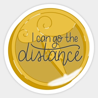 I Can Go the Distance Hercules Medal T-shirt Sticker